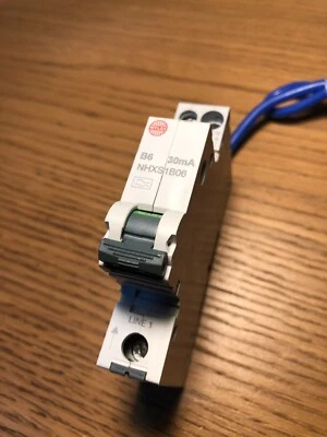£14.95 • Buy 0403 Wylex 6 Amp Rcbo Single Pole 6a B6 Nhxs1b06