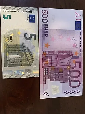 $988 • Buy 500 Euro Banknote. 500 + 5 Euro Cir. Banknotes. 505 Euros Total. 2 Notes Total H