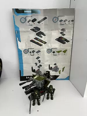 Mega Bloks HALO Wars 96801 UNSC TURRET 100% Complete With Mini Figs & Manual • £24.99