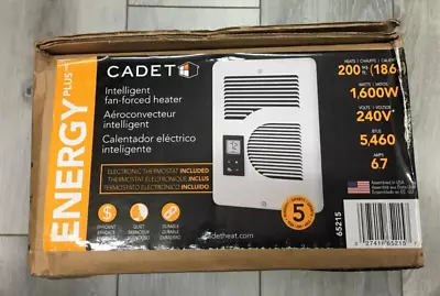 Cadet Com-Pak 65215 240 Volt 1600 Watt In Wall Fan Forced Electric Heater White • $165