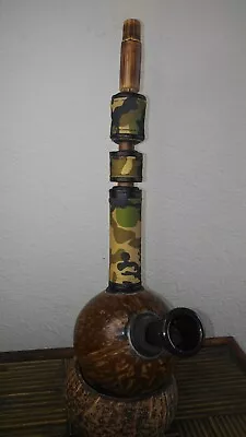 Coconut Steam Vapor Chalice Water Pipe Hookah Bong Wood Smoking Pipes • $135