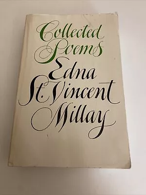 Edna St. Vincent Millay : Collected Poems Paperback Edna St. Vinc Abd • $5.95