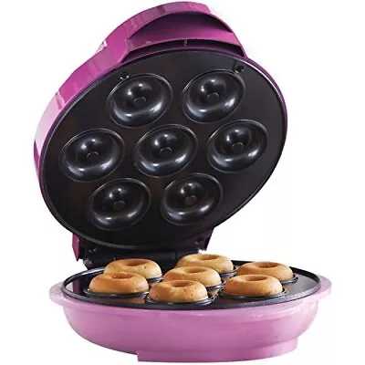 Brentwood Mini Donut Maker Machine Non-Stick Pink • $30.23