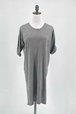 Vanessa Bruno Women's Gray Sweater Dress Roll Sleeve Sz 1 • $35