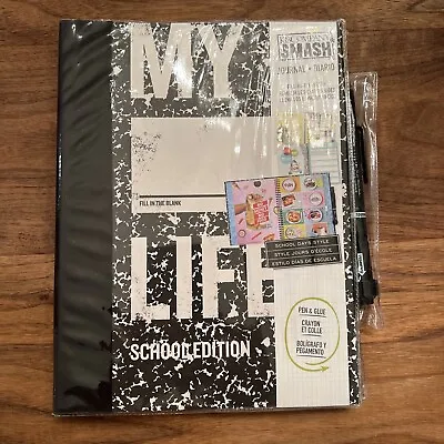K&Company Smash Book  “My Life” Journal With Glue/pen-RARE & NWT W/ Accessories • $150