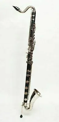 Bass Clarinet ( Low C )pro Level Easy Blowing Great236 With SILVER Plated Keys • $1970