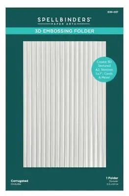 £13.99 • Buy Spellbinders 3d Embossing Folder- Corrugated