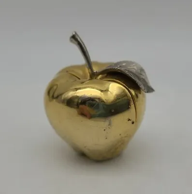 Miniature Apple Mini Clock By Timex Quartz Japan Vintage Working • $16.50