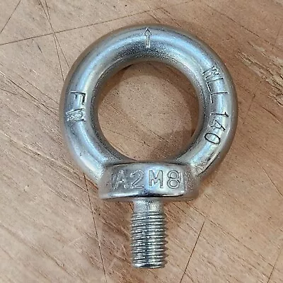 EBH  A2M8 Stainless Steel Lifting Eye Bolt M8  New • $3