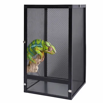 Reptile Enclosure Box Tank For Chameleon Pet Tall Screen Cage 45 * 45 * 80cm • $55.10