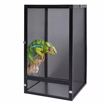 Reptile Enclosure Chameleon Tall Tank Large Screen Cage 17.72 * 17.72''USA • $51.59