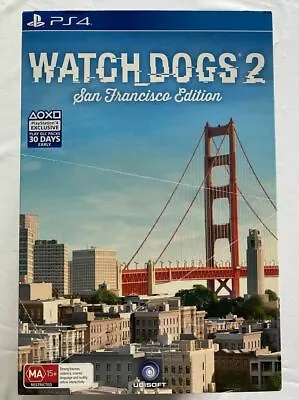 Watch Dogs 2 San Francisco Edition PS4 VGC PAL • $119.50