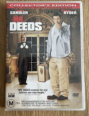 Mr. Deeds Collector's Edition Adam Sandler (2002) VGC Free Post. • $5.50