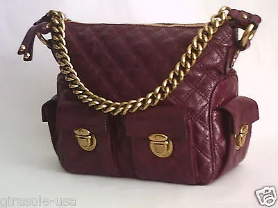 Authentic Marc Jacobs Quilted Leather Multi-pocket Hobo - Made In Italy - Xlnt! • $595