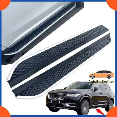 Fits For Volvo XC90 2015-2023 Fixed Running Board Side Steps Pedals Nerf Bar • $379