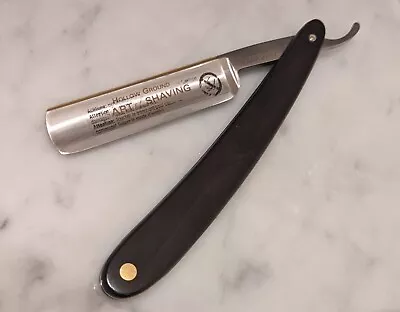 Dovo Solingen 5/8 Inch Prima Straight Razor Ebony Wood Handle Carbon Steel • $80