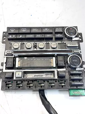 2003-2004 Infiniti G35 Bose Finisher Radio Cd Tape Player Calsonic Kansei Oem • $204.49