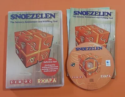 SNOEZELEN - Sensory Assessment And Profiling Tool CD-ROM PC MAC • £3.95