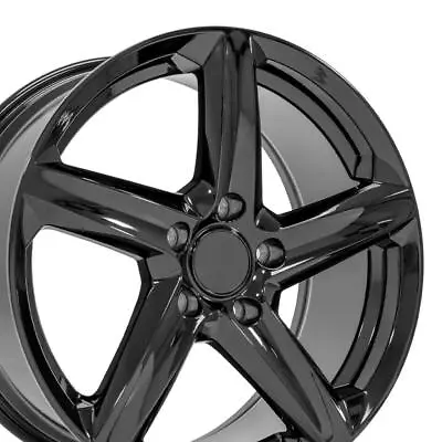 Gloss Black 18x8.5/19x10Wheels SET Fit Camaro C6 Corvette - C8 Z06 Style • $876