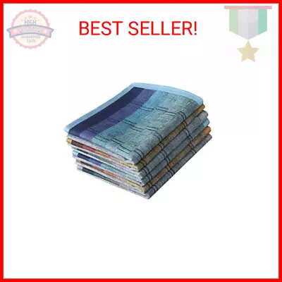 Mens Luxury 100% Cotton Handkerchiefs Plaid Pack - 3pcs • $11.14