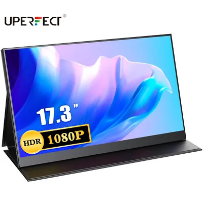 $229.99 • Buy UPERFECT 17.3 Inch Mini HDMI Portable Monitor Screen 1080P For PC Cellphone USBC