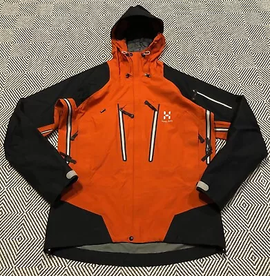 Haglöfs PRO Spitz Goretex Ultimate Series Jacket Haglofs Orange Size M RRP £600 • £280