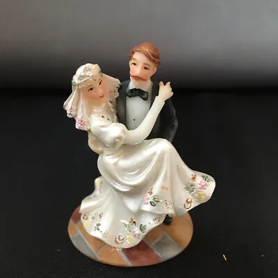 £11.28 • Buy O'Well Bride & Groom Figurine Wedding Cake Topper Favor, Edwardian Or Victorian 