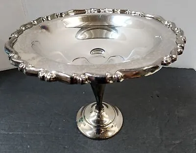 Vintage FB Rogers Silver Co. Silverplate Pedestal Footed Candy Dish Bowl Tray • $64.99