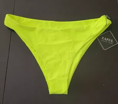 $12.99 • Buy Zaful Forever Young Womens Bikini Bottom Neon Size Large Us 8 New With Tags