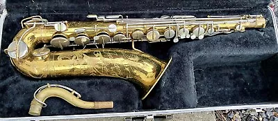 Vintage 1960’s  The Indiana By Martin Elkhart Ind. Tenor Saxophone With Case • $549