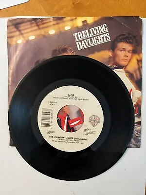 A-ha The Living Daylights 45 RPM James Bond 7  And Picture Excellent • $24.99