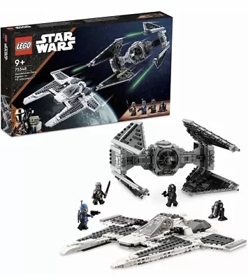 LEGO 75348 Star Wars - Mandalorian Fang Fighter Vs. TIE Interceptor (Brand New) • $115