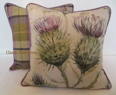 Voyage Maison & Abraham Moon  Thistle Glen Spring -piped Cushion Cover-var Sizes • £24.95