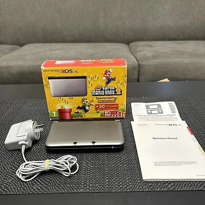 Nintendo 3ds Xl Game Console Super Mario Bros 2 Special Edition Boxed  • $279