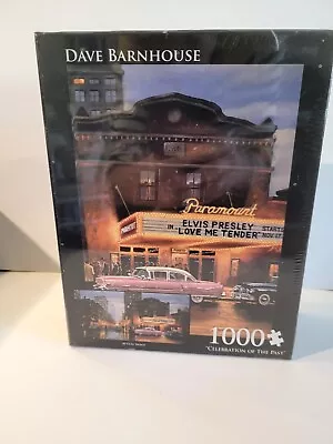 VTG Dave Barnhouse 1000 PC Jigsaw Puzzle “CELEBRATION OF THE PAST” Elvis Presley • $12.99