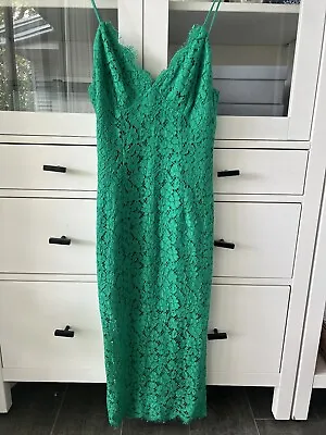 $35 • Buy BARDOT Lace Dress STUNNING EMERALD GREEN 6/8
