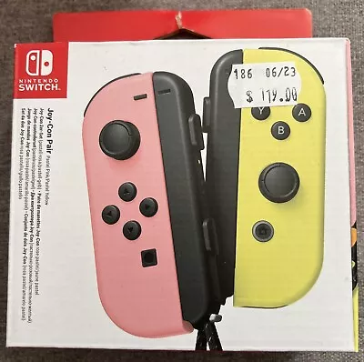 Nintendo Switch Joy-Con (L)/(R) - Pastel Pink/Pastel Yellow • $95