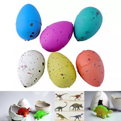 £2.81 • Buy 6pcs Kids Toy Magic Inflatable Hatching Dinosaur Add Water Growing Dino Eggs~
