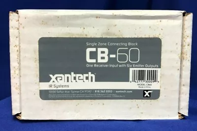 Xantech CB-60 Single Zone Connecting Block 1 Receiver Input W/6 Emitter Outputs • $28.02