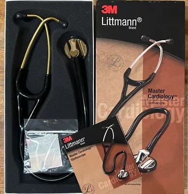 £199.99 • Buy Littmann Master Cardiology Stethoscope - Black - Golden LIMITED EDITION
