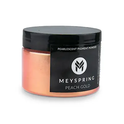 MEYSPRING Peach Gold Mica Powder - Epoxy Resin Color Pigment Resin Dye • $13.99