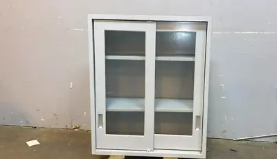 30x13x36” Glass Sliding Overhead Lab Cabinet • $275