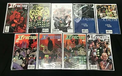 X-factor #8-16 9pc Run (vf/nm) Civil War!! 2006-07 • $15.88