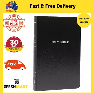 KJV Gift And Award Bible Red Letter Edition [Black]: Holy Bible King James Vers • $17.59