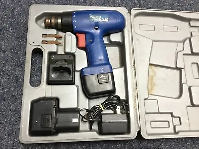 Driving Force 7.2V Cordless Drill Driver W/ 2 Batteries Charger & Case • $21.99