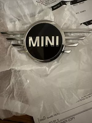 OEM Mini Cooper Wings Logo Front Emblem R56 R55 R57 R58 R59 • $24