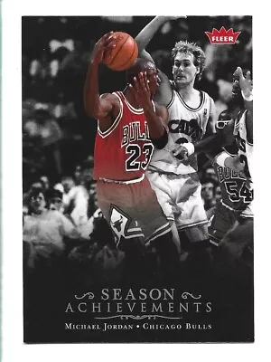 Michael Jordan 2007-08 Fleer Box Set #SH29 Season Achievements • $2.95