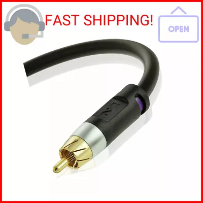 Mediabridge ULTRA Series Subwoofer Cable (35 Feet) - Dual Shielded With Gold Pla • $20.99
