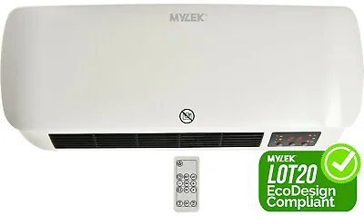 £64.99 • Buy Mylek Over Door Heater Warm Air Fan Curtain Digital Wall Mounted Remote Control