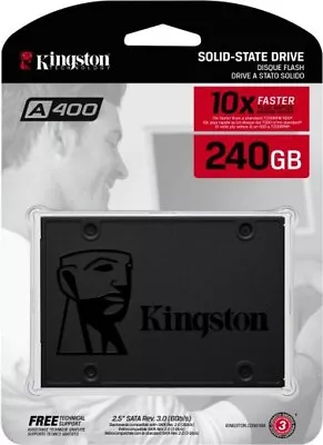 Kingston A400 SSD Internal Solid State Drive 2.5  SATA Rev 3.0 240GB • £31